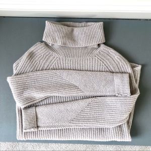 360 Cashmere Cozy Turtleneck , beige/taupe  XS